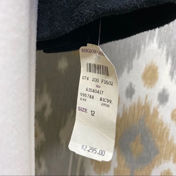 Ralph Lauren Collection ~ Vintage Fall 02 Runway Black Deerskin Utility Jacket - Picture 9 of 16